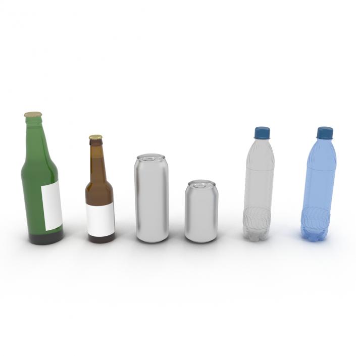 3D model Bottles Collection 3